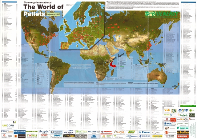 Panorama de la actividad mundial en el sector del pellet (Enero 2013)